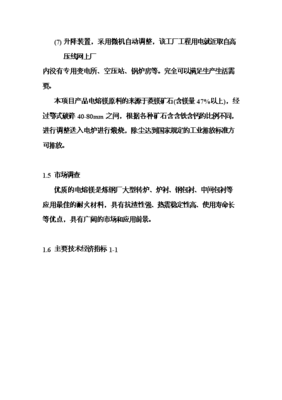 6萬噸電熔鎂生產線項目可行性研究建議報告書.doc